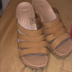 Crocs women sandals size 8w